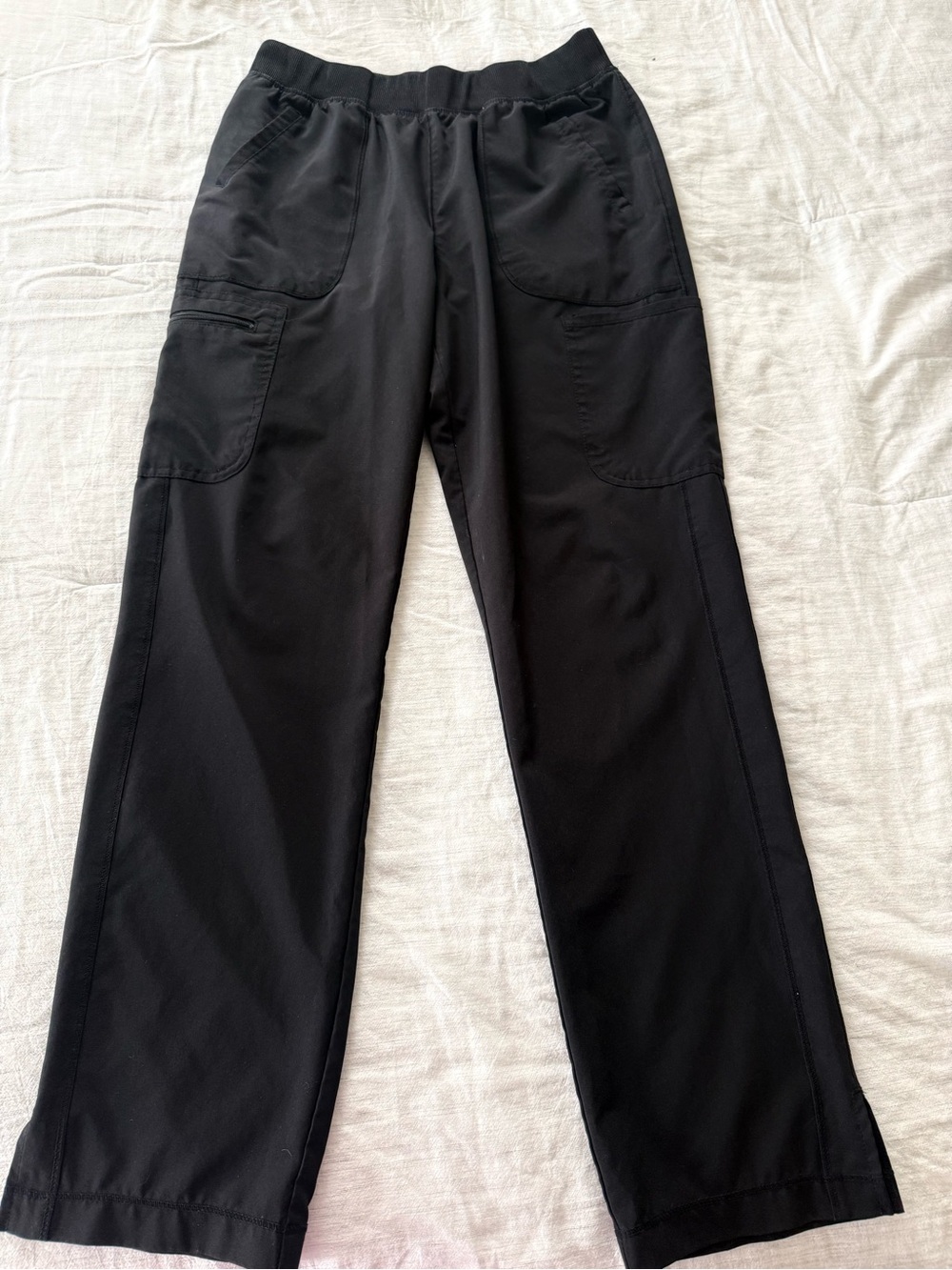 Black Cargo Utility Pants